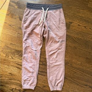 Vuori Purple/Mauve Joggers with Grey Waistband